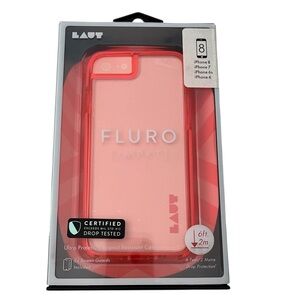Fluro Pink iPhone Case - Protective Slim Cover NWT iPhone 8, 7, 6, 6s